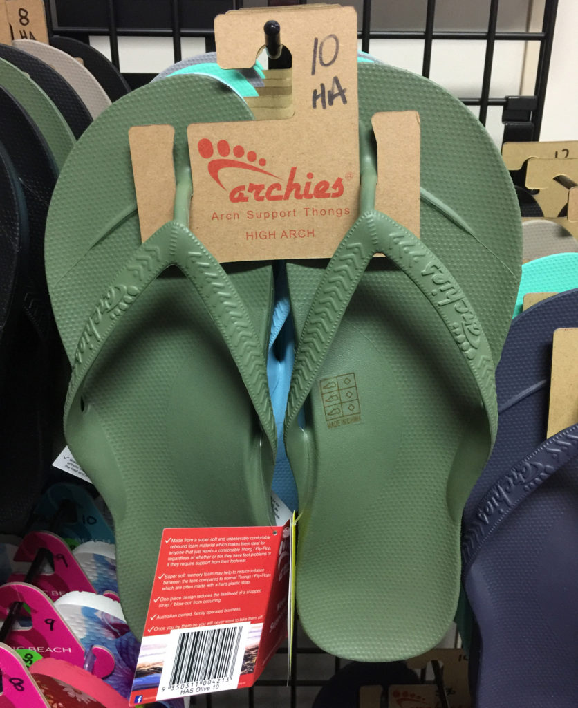 Archies Thongs Stockist Perth, Podiatry Clinic — Perth Podiatry